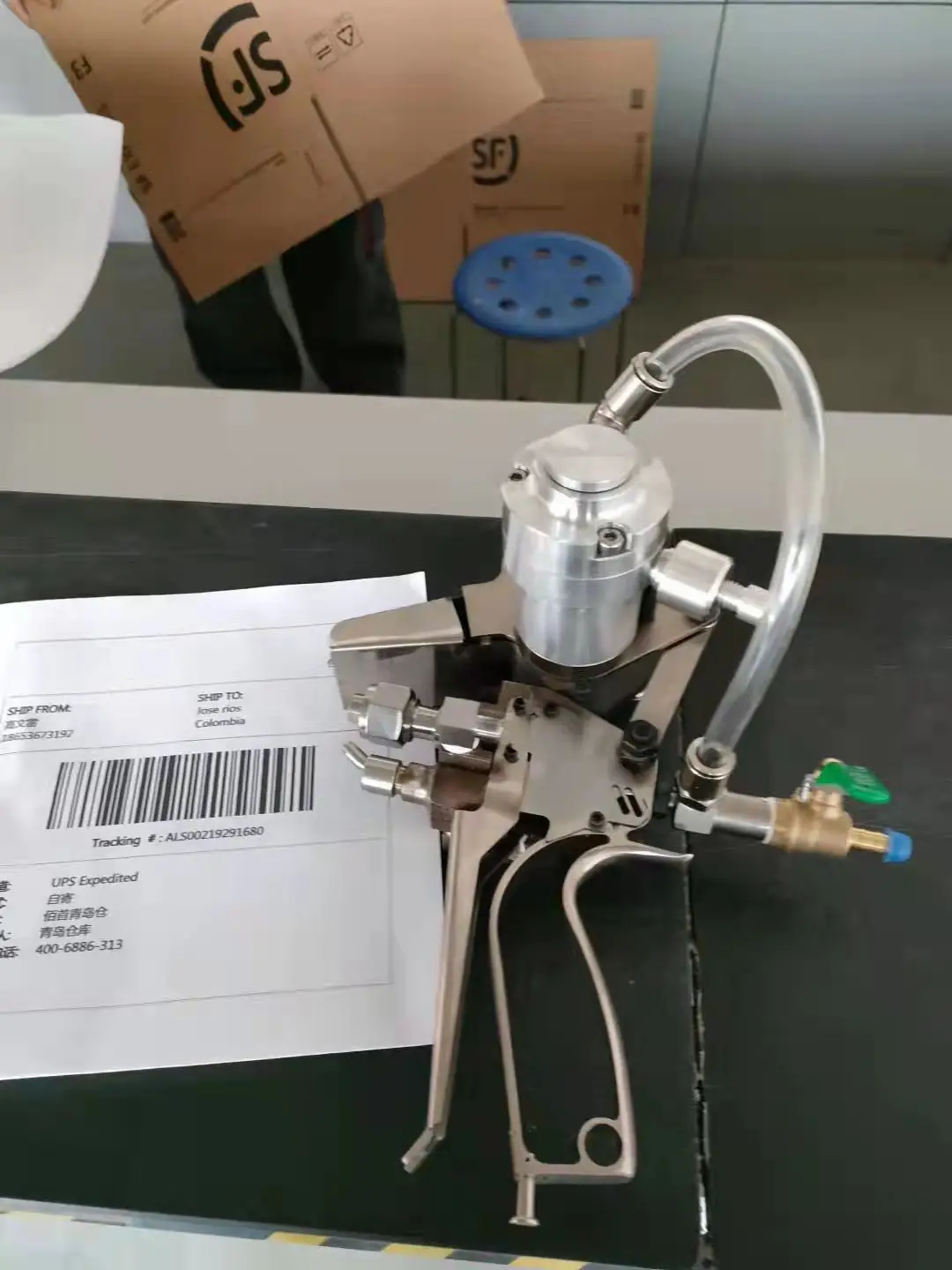 Roving Fiber Glass Spray G un Fiberglass Chopper G un للبيع #6