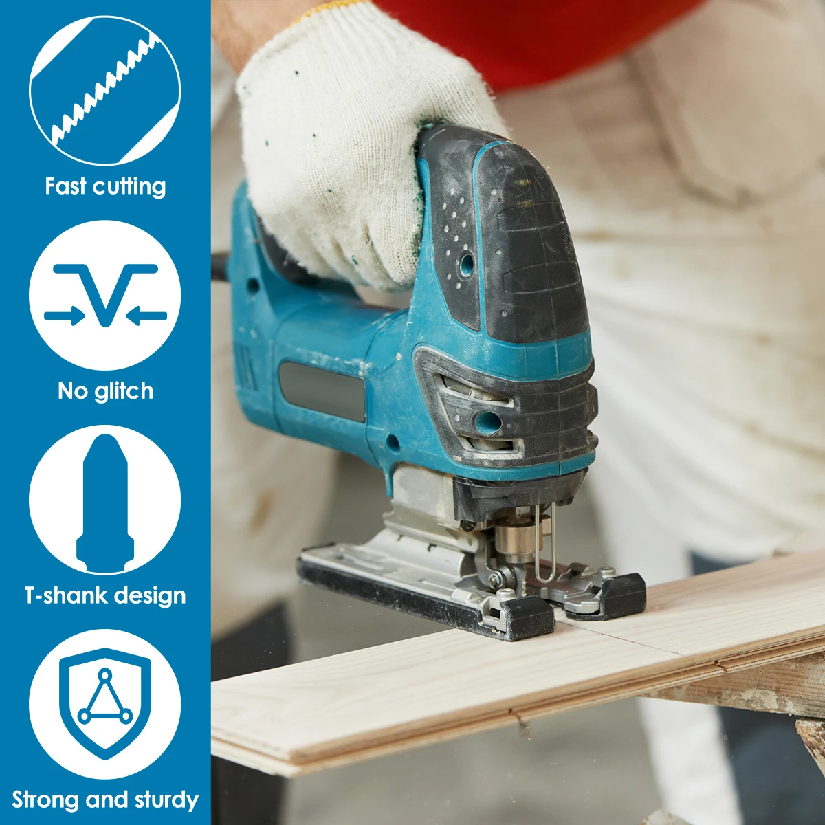 10/50 قطعة مجموعة شفرات المنشار من الفولاذ الكربوني شفرات منشار متنوعة مع T-shank قطع سريع شفرة بانوراما أدوات قطع المعادن الرقيقة #3