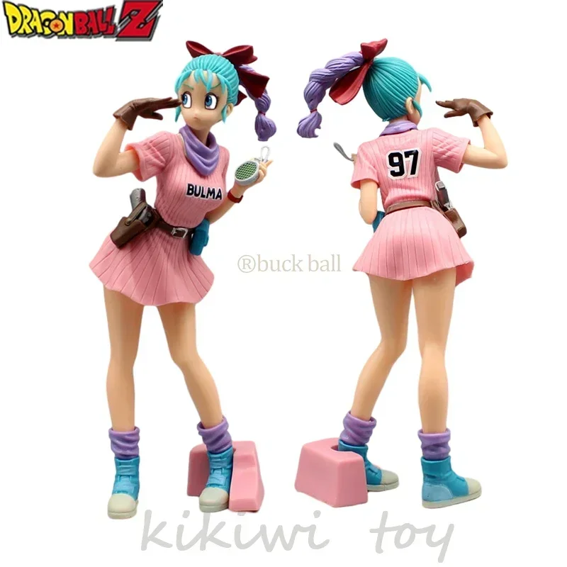 25cm Dragon Ball Z  Anime Figure Bulma Radar Kawaii Girl Action Figure Pvc Figurine Statue Doll Collectible Ornament Toys Gifts