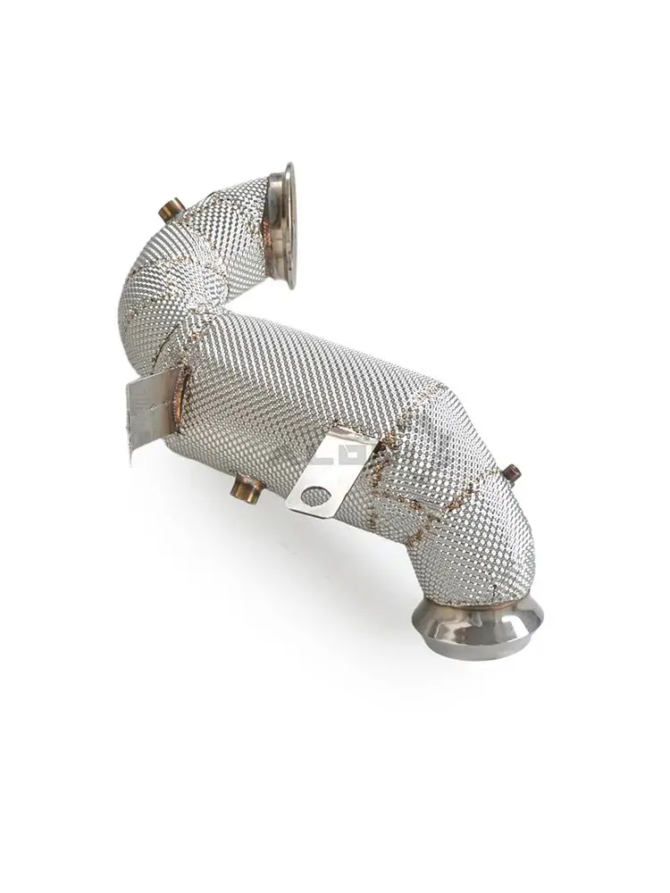 

For Mercedes Benz CLA45 A45/A45S AMG 2.0T 2010-2022 2020-2024 perfomance stainless steel direct downpipe with heat shield