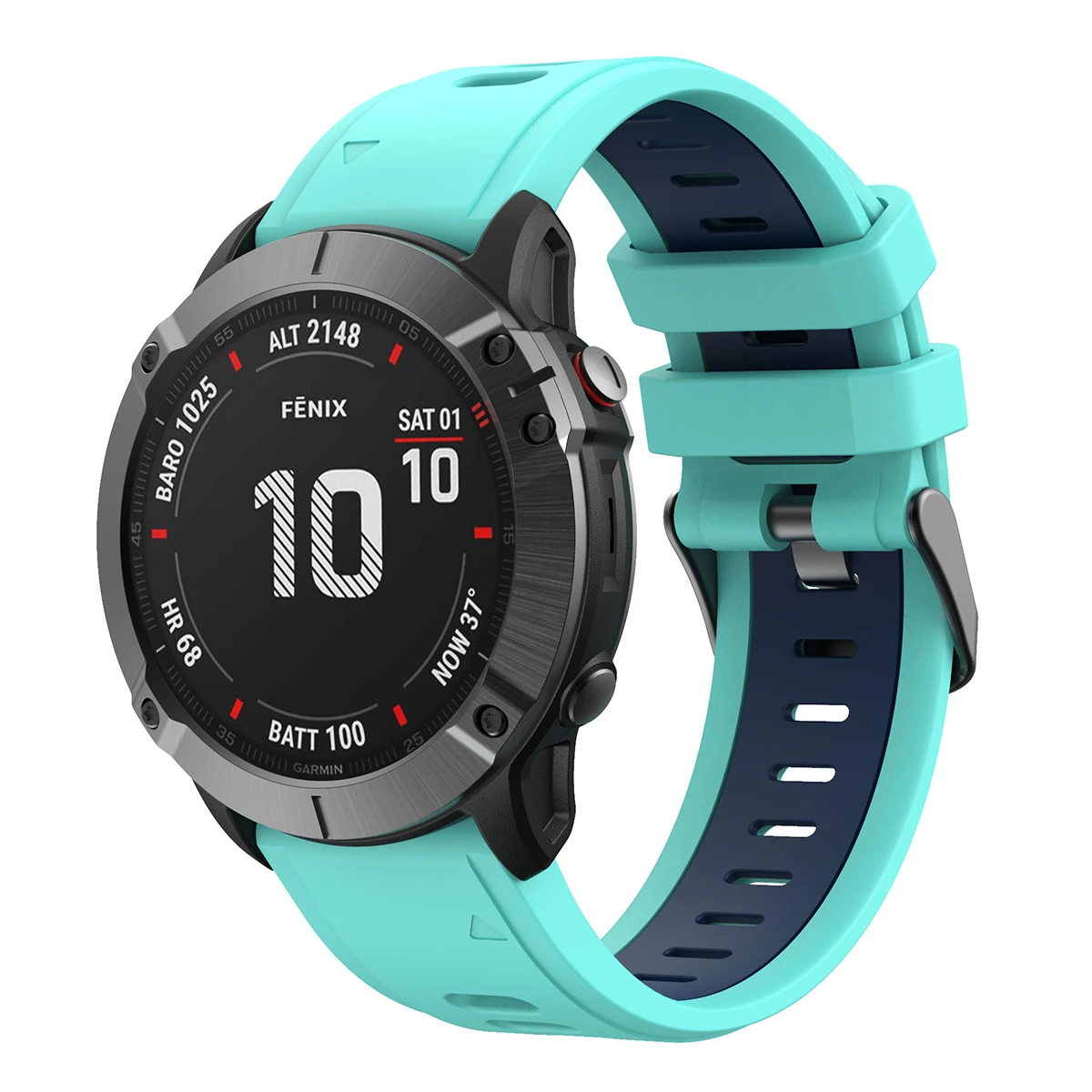 Repuesto de pulsera para reloj inteligente, Correa deportiva oficial de dos colores, igual párrafo, Garmin EPIX /Garmin Feni x7 x 6