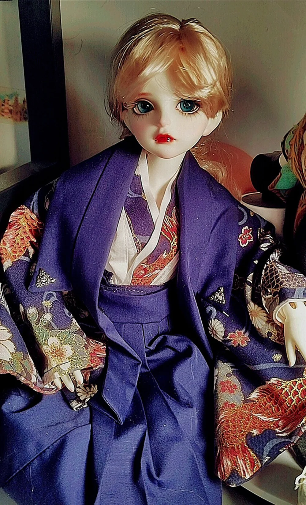 1/6 1/4 1/3 BJD traje antiguo albornoz japonés kimono samurái para BJD/SD YOSD MSD SD13 SSDF ID75 accesorios de tío fuerte