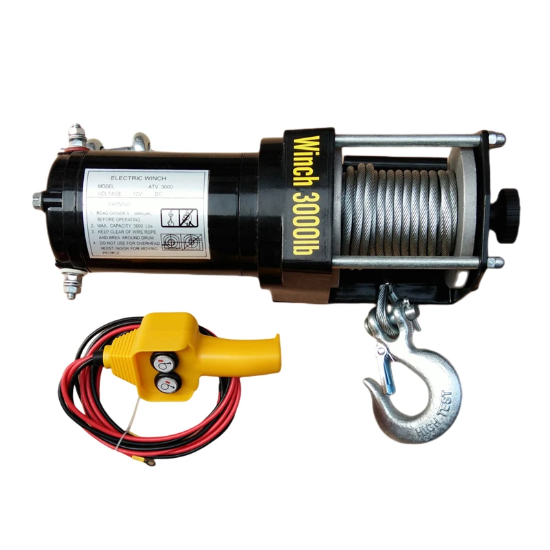 

12v 24v DC car winch Electric hoist Winch 3000lbs 6000lbs 12000lbs 4x4 vehicle Electric Winch