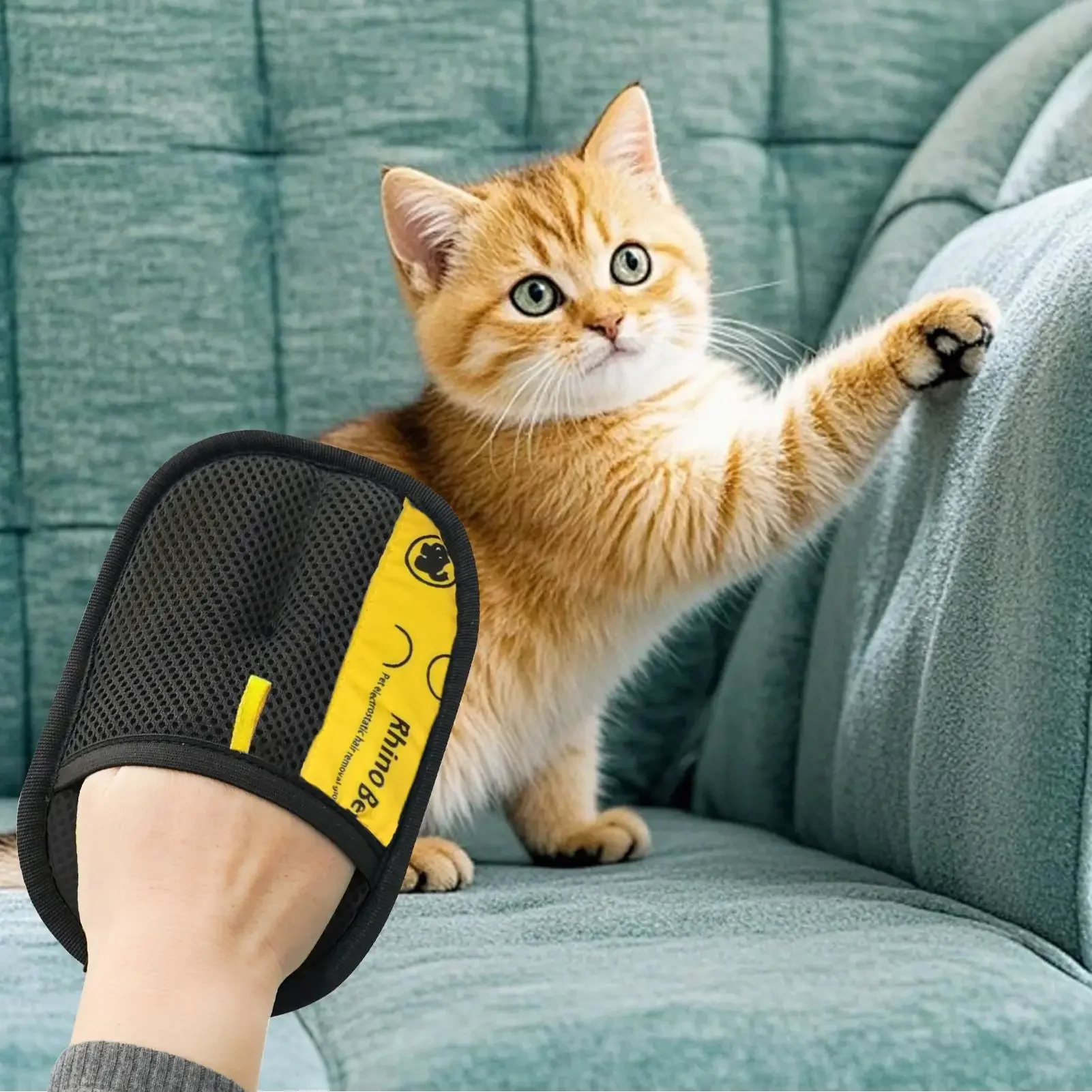 Pet Grooming Hair Remover Glove 7