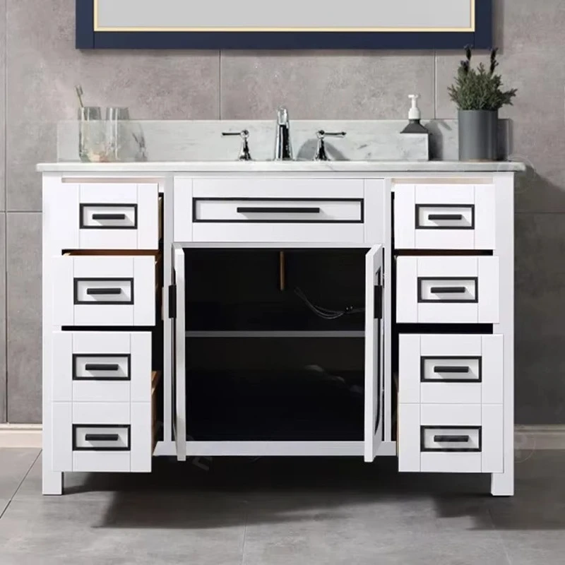 Bathroom Cabinet Portable Unit Freestanding Washbasin Wooden White Full Country Upright Bathroom Cabinet