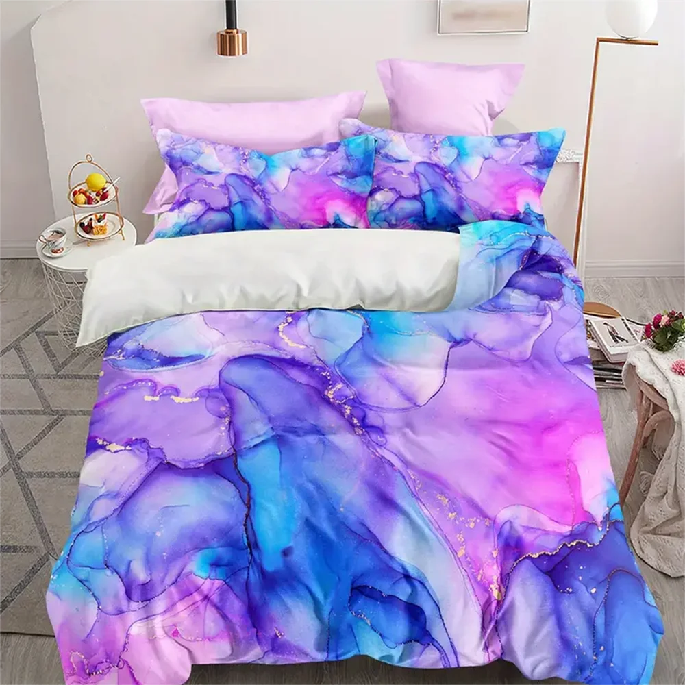 Luxury 3-Piece Duvet Cover Set - Soft, Colorful Bedding Set Ensemble - Hypoallergenic Comfort For Master & Guest Bedrooms