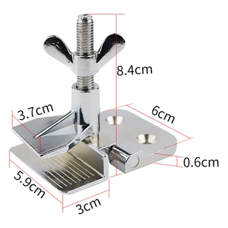 Nieuwe 2 Stuks Vlinder Scharnier Klem Voor Zeefdruk Frame, Zeefdruk Klemmen Diy Hobby Tool Voor Het Bevestigen Van Het Scherm