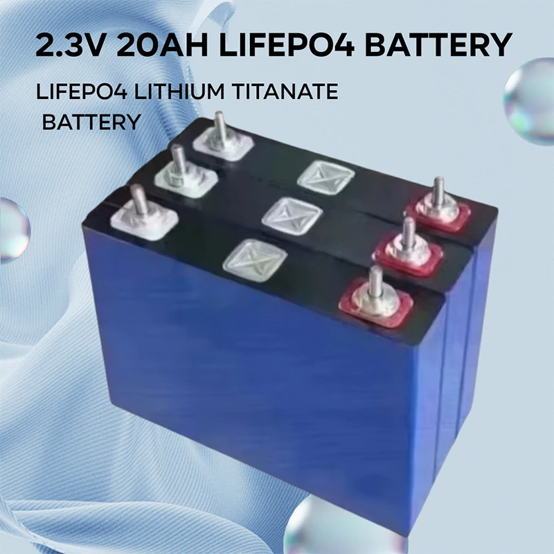 2.3V 20Ah LTO 450A lithium titanate battery discharges 20,000 times, suitable for 12V 24V DIY low temperature resistant battery