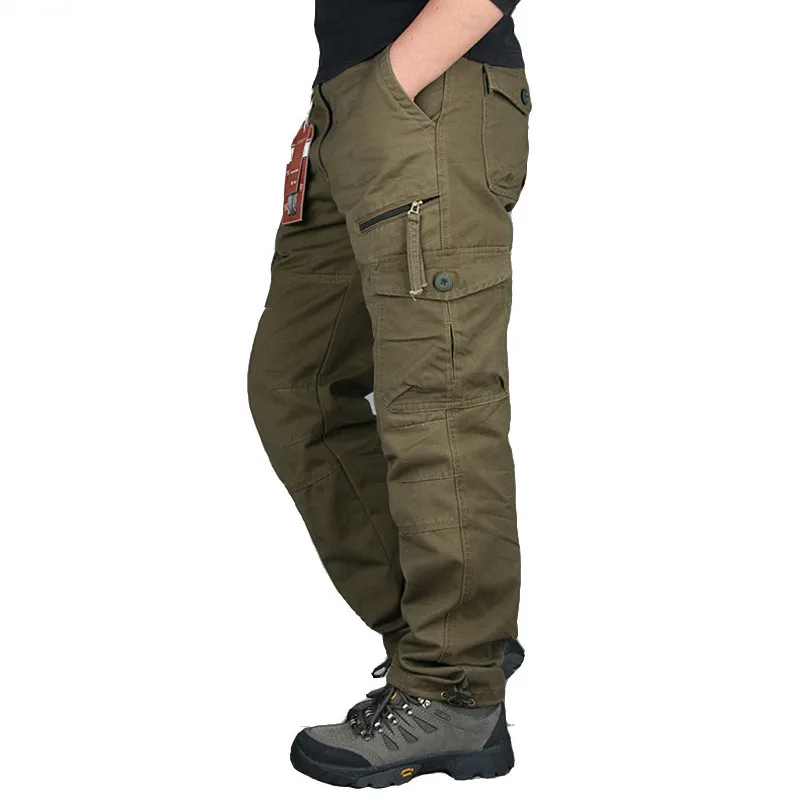 

Men's Straight Streetwer Tactical Pants Nice Spring Autumn Army Cargo Pants Casual Long Trousers Pantalon Homme Plus Size 2XL