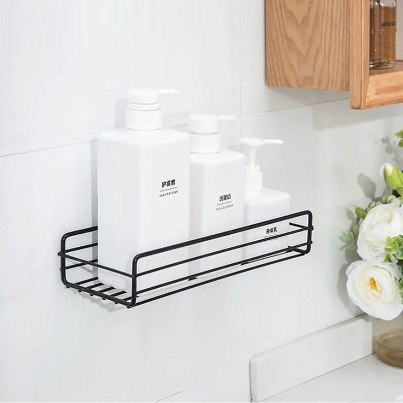 Bathroom Shelf Shower Organizer Triangle Cosmetic Storage Rack Kitchen Toilet