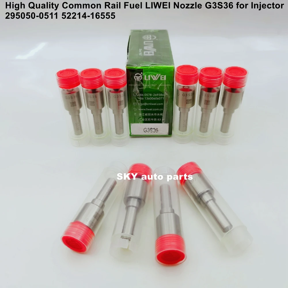 High Quality Common Rail Fuel LIWEI Nozzle G3S36 for Injector 295050-0511 52214-16555(10pcs)