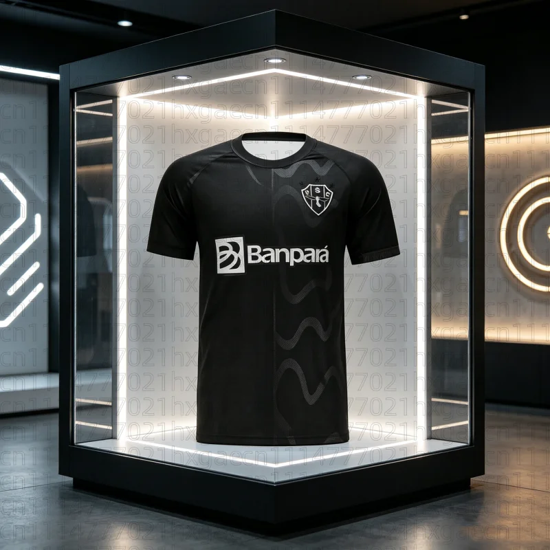 Camisa de Futebol Masculina e Infantil Respirável P-Paysandu, Camisa Oficial de Casa e Fora do Brasil, para Adultos e Crianças, para Treino e Uso Familiar