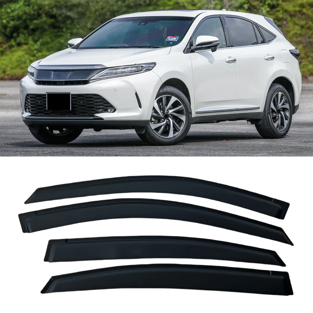 

Window Visor for TOYOTA HARRIER 2016 2017 2018 2019 2020 Wind Deflectors Rain Guards Door Visor Vent Shades Ventvisor Sun Rain