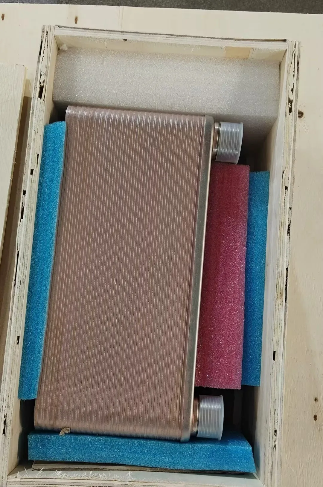SS304 316 Copper Brazed Plate Heat Exchanger. Zero Leakage and Customizable  for Drinking Water Cooling Refrigeration Scenarios