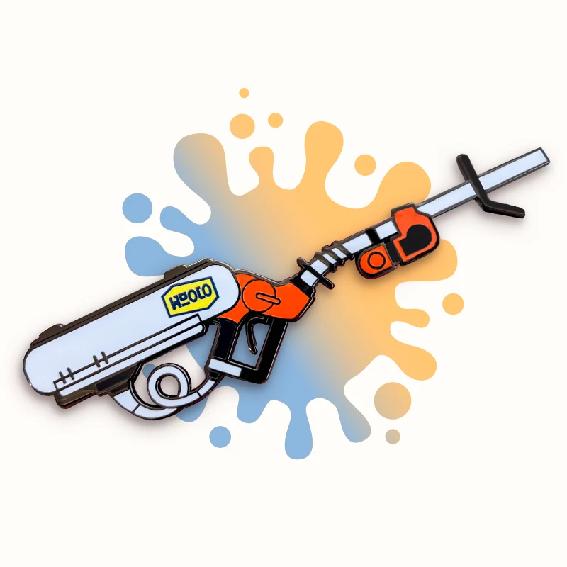 Game Splatoon 3 Badge Jet Fighter Weapons Liter 4K Limited Badges Jewelry Doujin Cosplay Collections Gifts