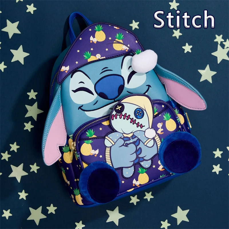

Disney Loungefly Lilo&Stitch Limited Edition Cute Backpack Anime Student Children Large Capacity Backpack Children Surprise Gift