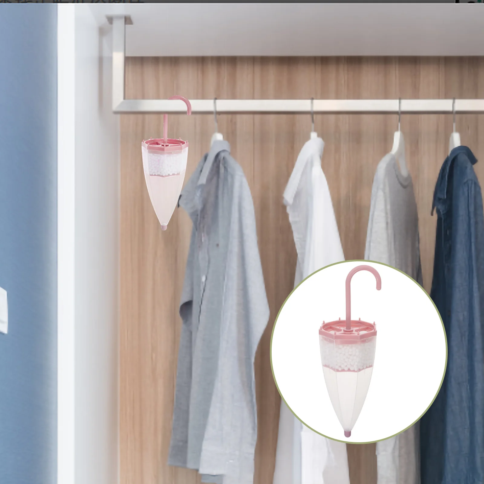 

Household Moisture Absorber Hanging Closet Moisture Removing Box Efficient Dehumidifier Odor Control for Wardrobe and Home