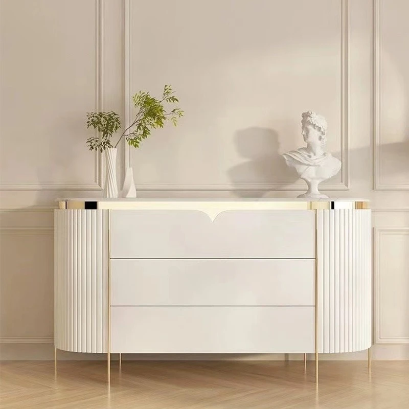 Light luxury chest, simple and modern entrance door, entrance cabinet, living room dining side cabinet