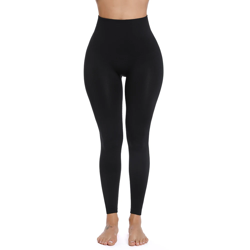 Leggings sexy Sport Donna Fitness Pantaloni da yoga Taglie forti Leggins neri Collant da corsa jacquard Leggings anticellulite scrunch da palestra