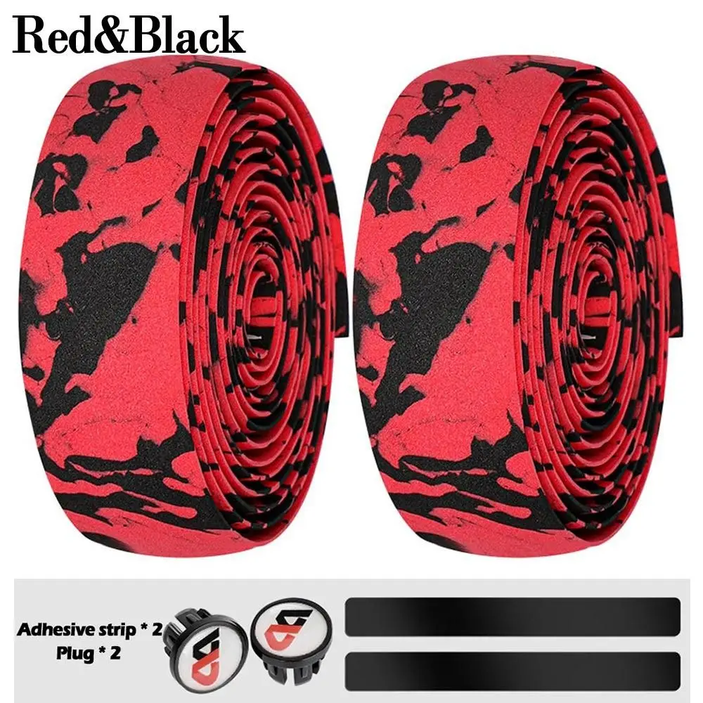 

2pcs EVA Cycling Road Bike Bicycle Handlebar Tape Bike Belt Wraps Bike Handle Wraps Anti-Slip Damping Tape
