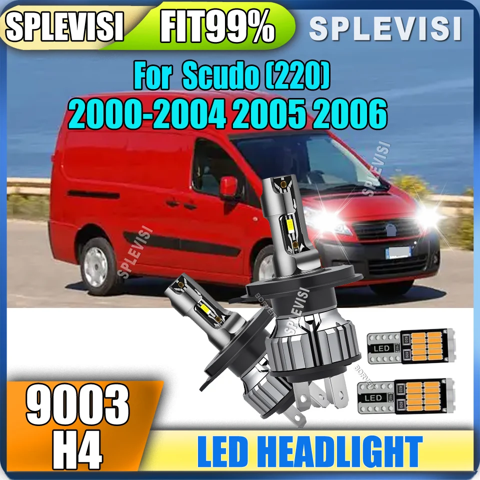 

Car Headlight LED Bulbs H4 9003 472 for Easy Vehicle Compatibility For Fiat Scudo (220) 2000 2001 2002 2003 2004 2005 2006