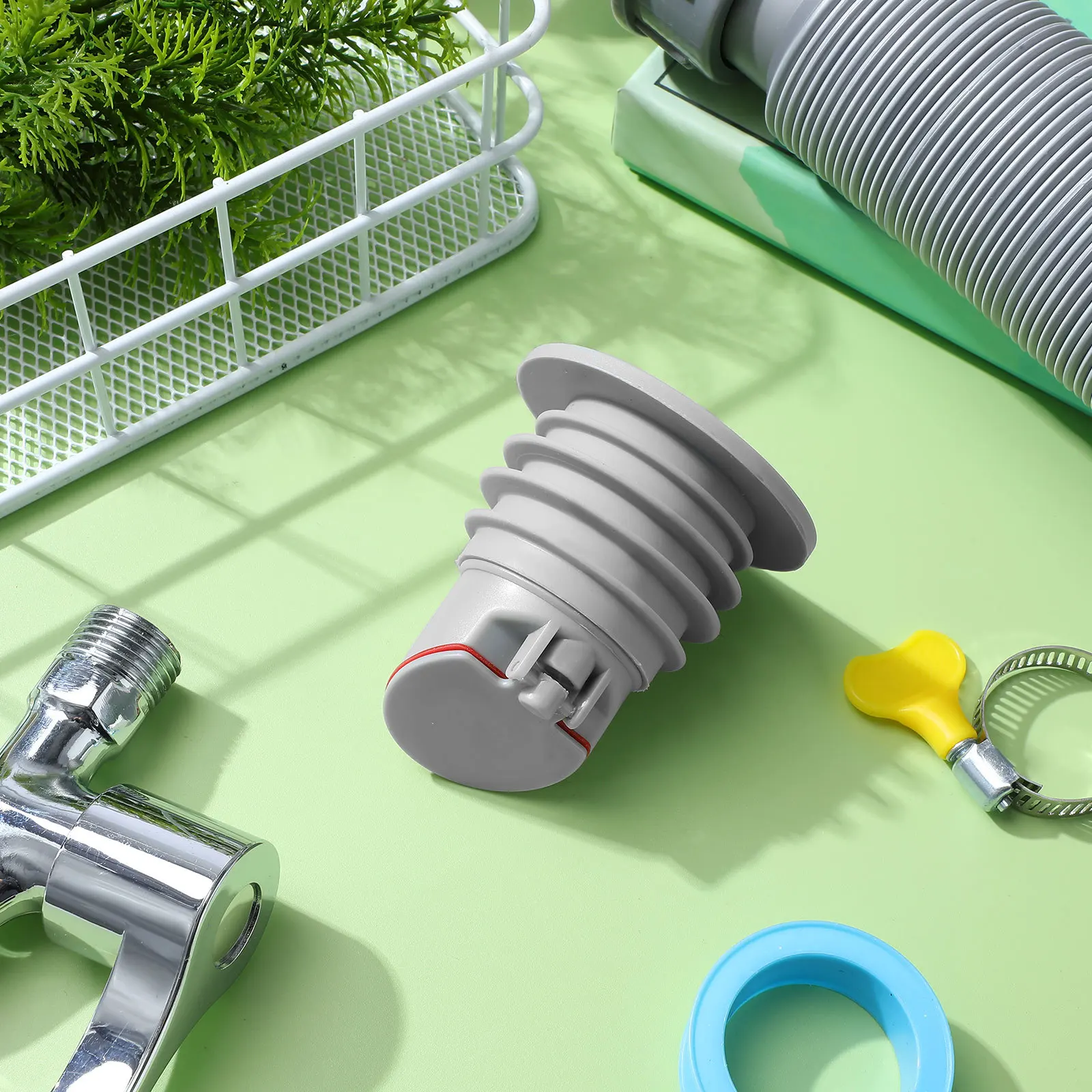 

Silicone Drain Seal Plug Odor Proof Backflow Preventer for Kitchen Sink Bathroom Washing Machine Floor Drain Anti Clogging