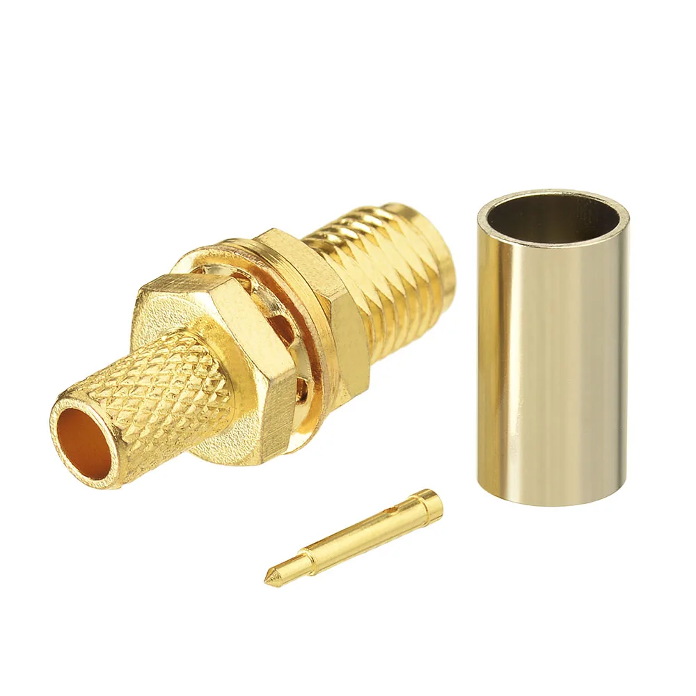 Superbat RP-SMA Vrouwelijke (Plug Centrum Moer) Schot Crimp Connector Voor Kabel RG58, LMR195,RG400,RG142