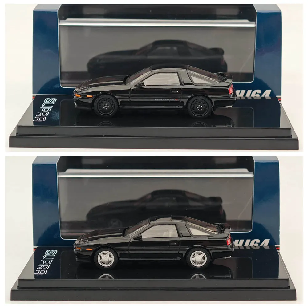 Hobby Japan 1/64 para SUPRA A70 2.5GT TWIN TURBO Limited con Techo Corredizo Exterior y Piezas del Techo Solar y Modelo Fundido a Presión 3.0GT TURBO A Negro