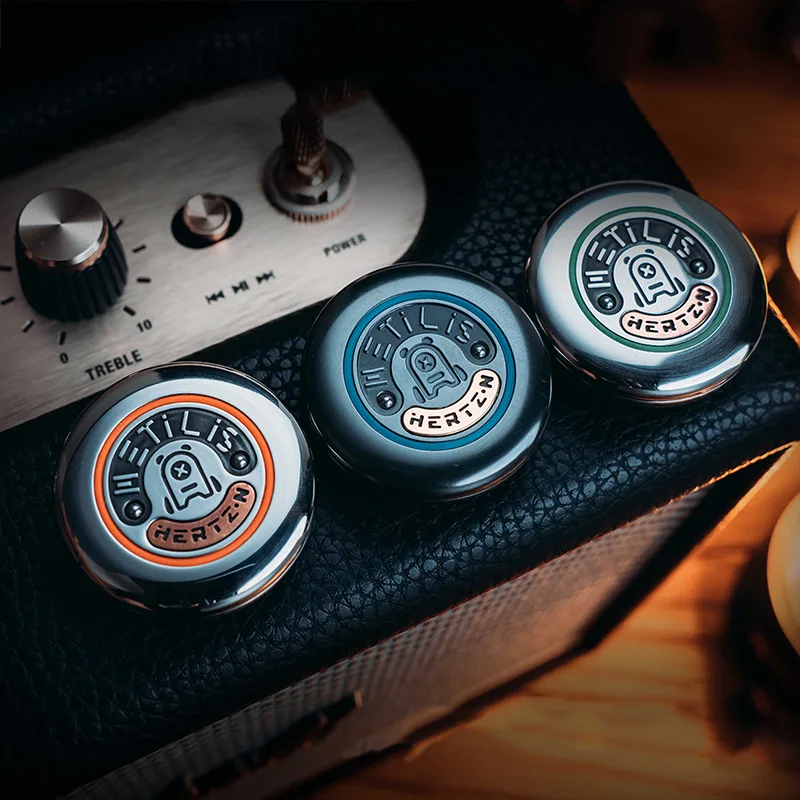 メチリス EDC フィジェットトイ メカニカル減圧コイン フィジェットスピナー メタルハプティックコイン ADHDツール デスクトップ楽しい減圧玩具