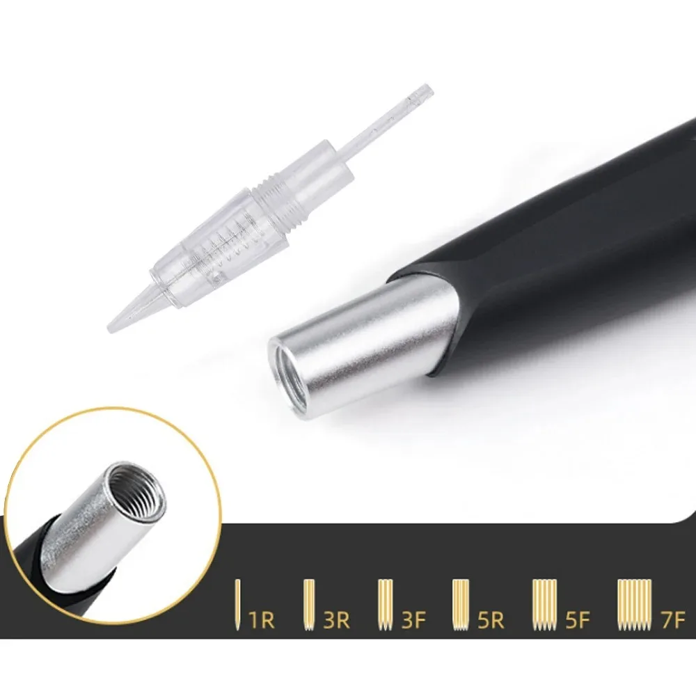 

Disposable 8mm Screw Tattoo Needle Permanent Makeup Tattoo Eyebrow Needles Microblading Cartridge Needle For PMU Tattoo Machine