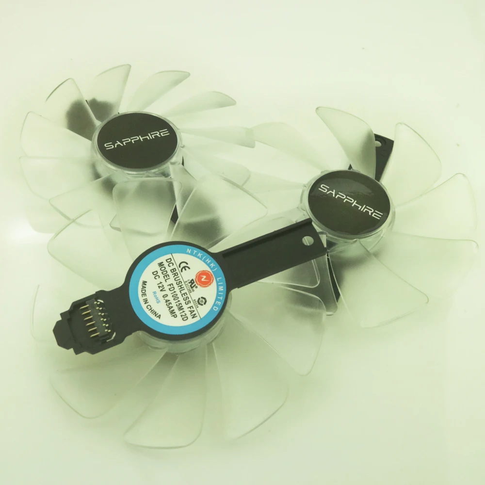 FD10015M12D FDC10H12D9-C DC12V VGA Fan For Sapphire RX5700XT RX5700 RX5600 XT D6 OC Graphics Card Cooling Fan