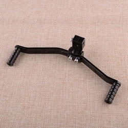 Dual 2 Way Universal Motorcycle Black Aluminum Alloy Gear Shift Shifter Lever Footrest Pedal New