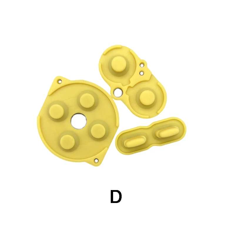 YuXi 1SET untuk GBC alas karet tombol pengganti perekat konduktif silikon bantalan karet tombol alas kunci