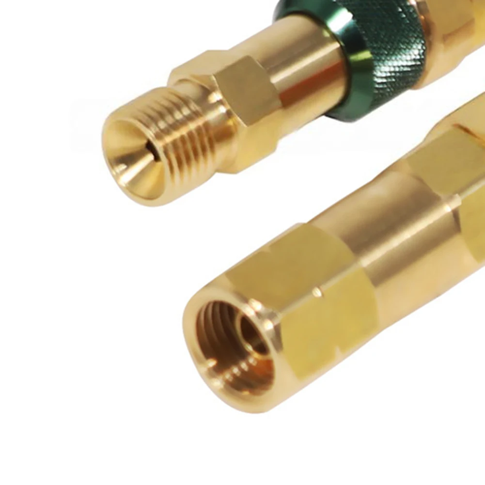 

1PC Regulator To Hose Quick Connect Fittings Set With Check Valves For Torch Welding Replacement Gas Heater Parts Accessories