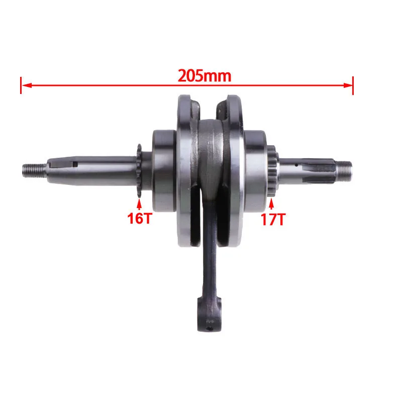 125cc Motorcycle Crankshaft for LF125cc LIFAN125cc Lifan Air/Oil Cooled Horizontal Engine Dirt Bike ATV Quad Parts