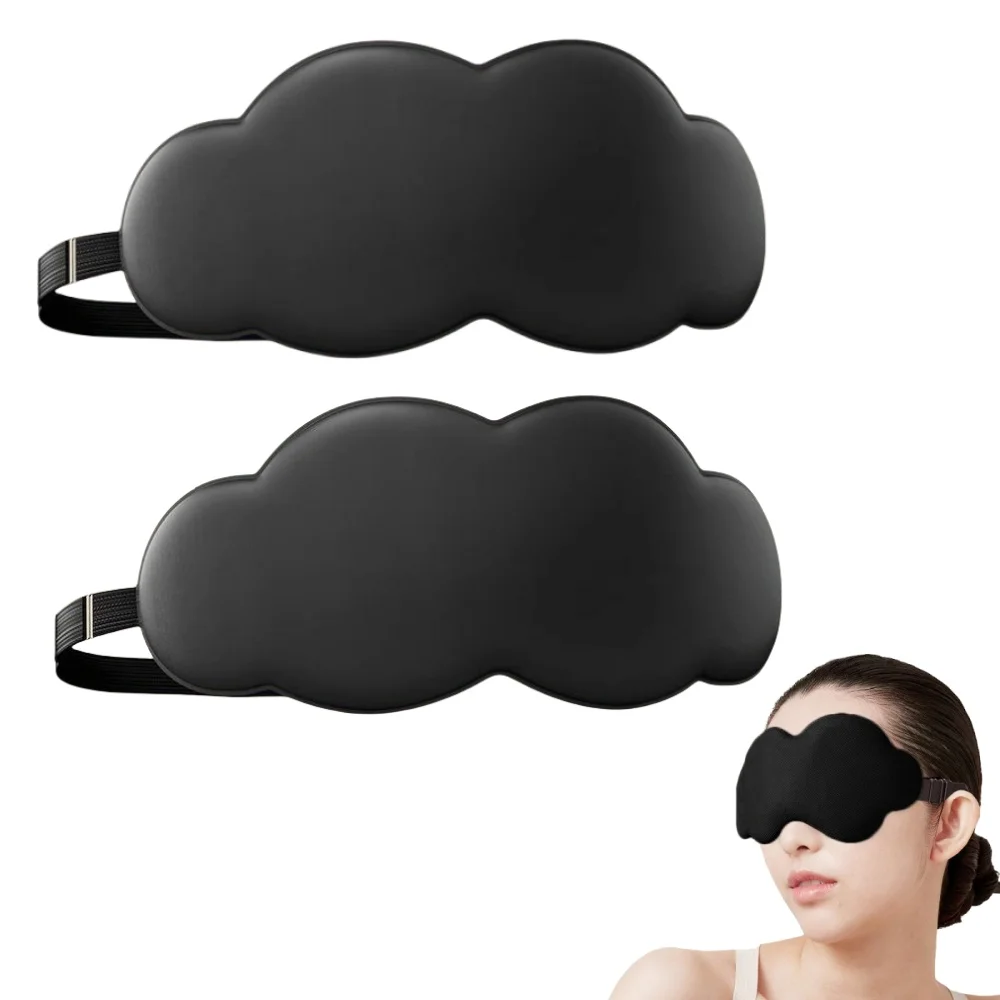 3D-voorgevormd slaapmasker 100% licht blokkerend oogmasker Ultrazacht huidvriendelijk materiaal Ademende oogafdekking voor rustreizen Yoga