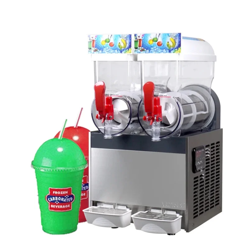 

Kolice 2 bowls 15Lx2 commercial cheap home ice slush machine/margaritas maker/slush maker