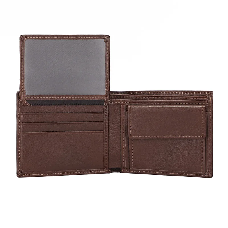

Retro Casual Cowhide Wallet Men New Fashion Short Genuine Leather Multi Card Slots Coin Purse