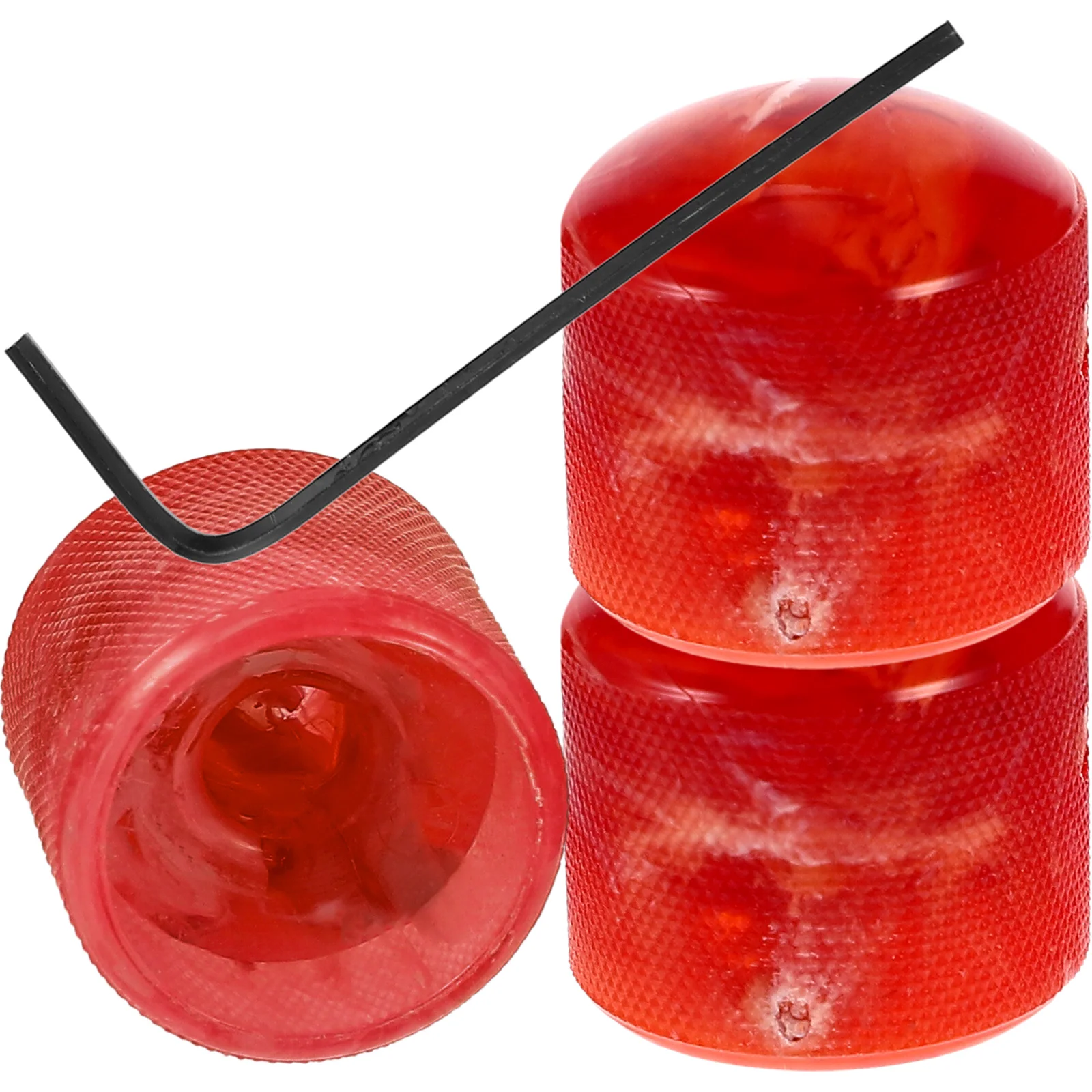 

Electric Guitar Knobs Volume Professional Bass Acoustic Compatible Durable Plastic Long Lasting Simple