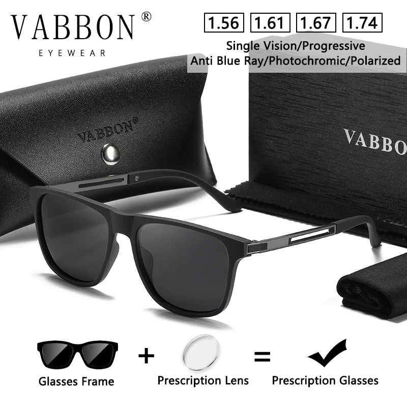 

Vabbon новые мужские очки для близорукости с защитой от синего света, очки по рецепту, модные темпераментные плоские очки против усталости, ретро оптические очки, фотохромные 1106
