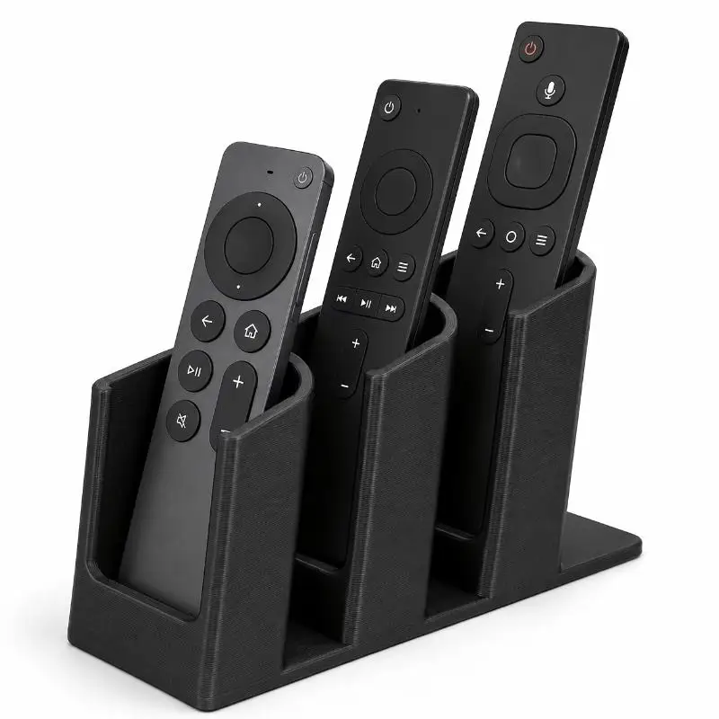1/2/3 Slot Remote Desktop Storage Rack Anti-slip Bottom Storage Organizer for Bedroom Living Room Office Desk TV Stand