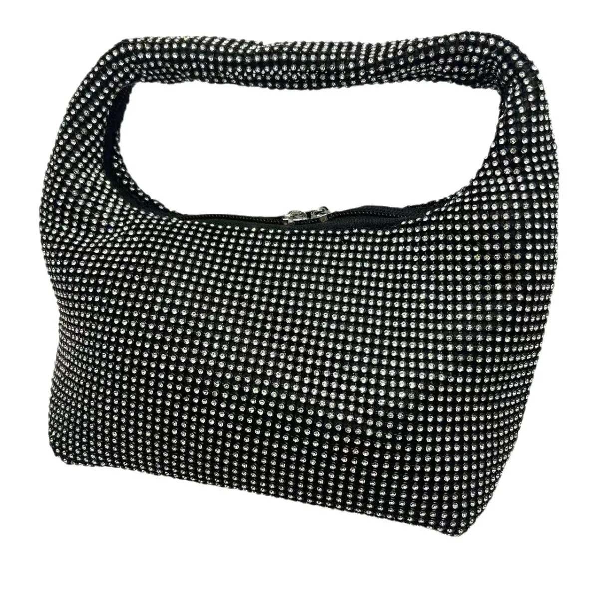Handmade All-rhinestone Dinner Bag Simple And Versatile Banquet Shoulder Handbag Diamond-encrusted Messenger Bag Purses Handbags