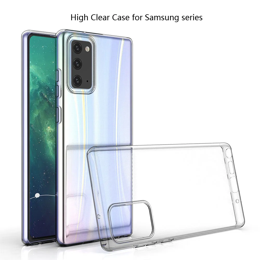 Funda trasera ultrafina para Samsung Galaxy A03S A12 A32 A42 A52 A72 M31S A21 A21S A31 A41 A51 A71 5G, Funda suave de TPU