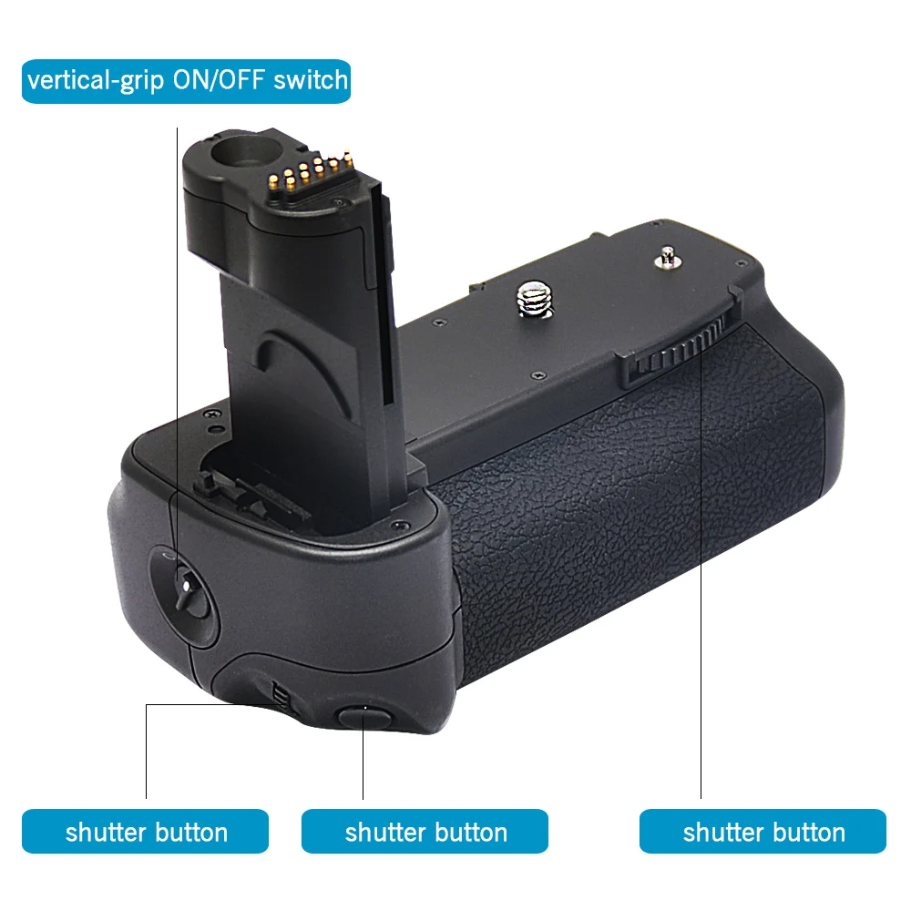 Mcoplus BG-40D Vertical battery grip for Canon EOS 50D 40D 30D 20D SLR Digital Camera /Replacement as BG-E2N