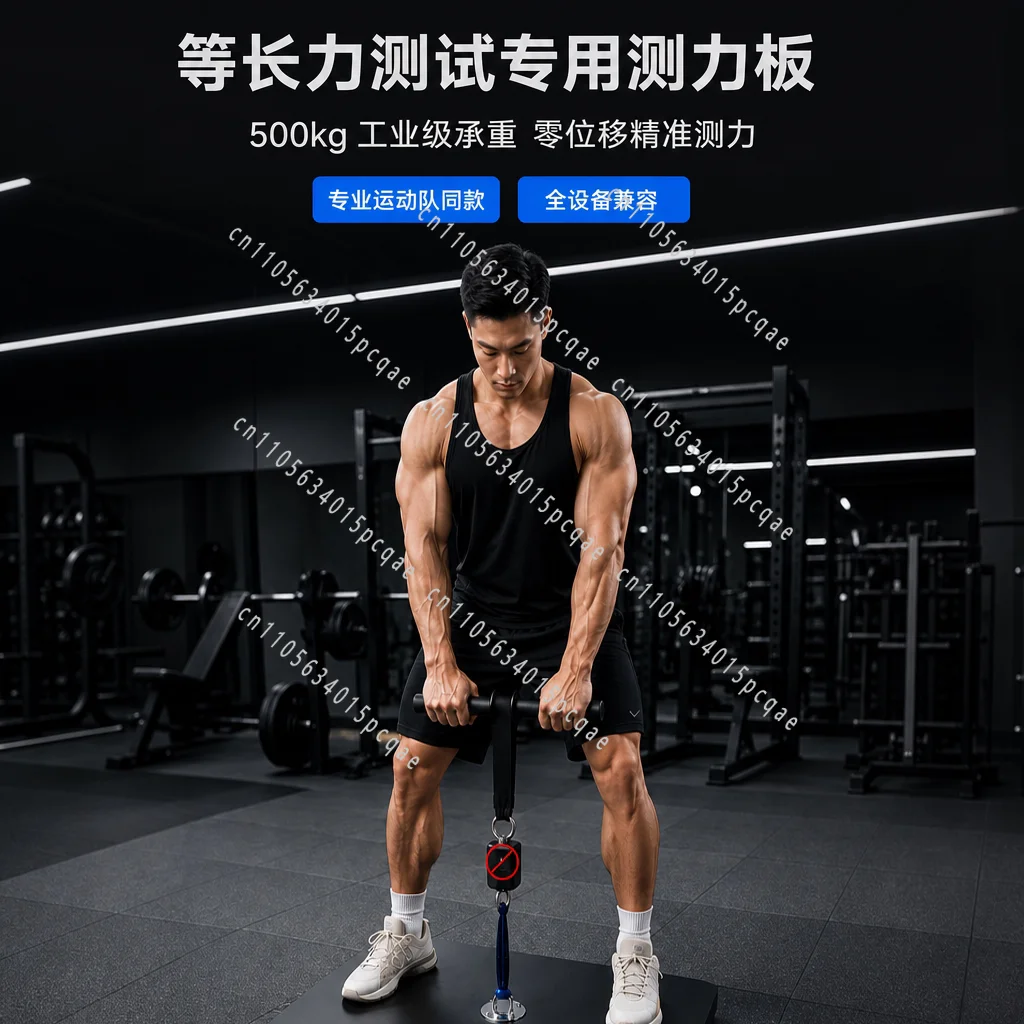 Isometric Strength Test Platform IMTP Test Board Athlete Dynamometer Training Baseplate
