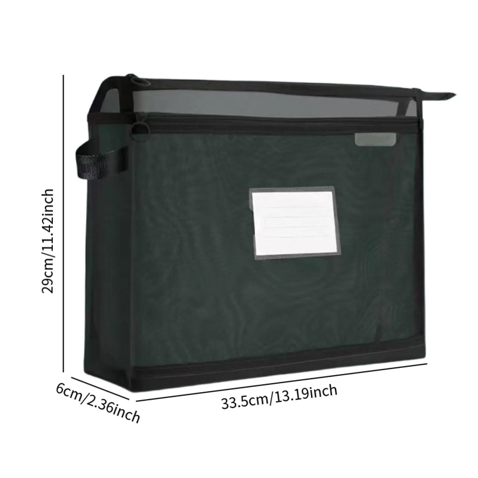 File Organizer Handbag Receipt Paper Holder for Office Photos Business Card