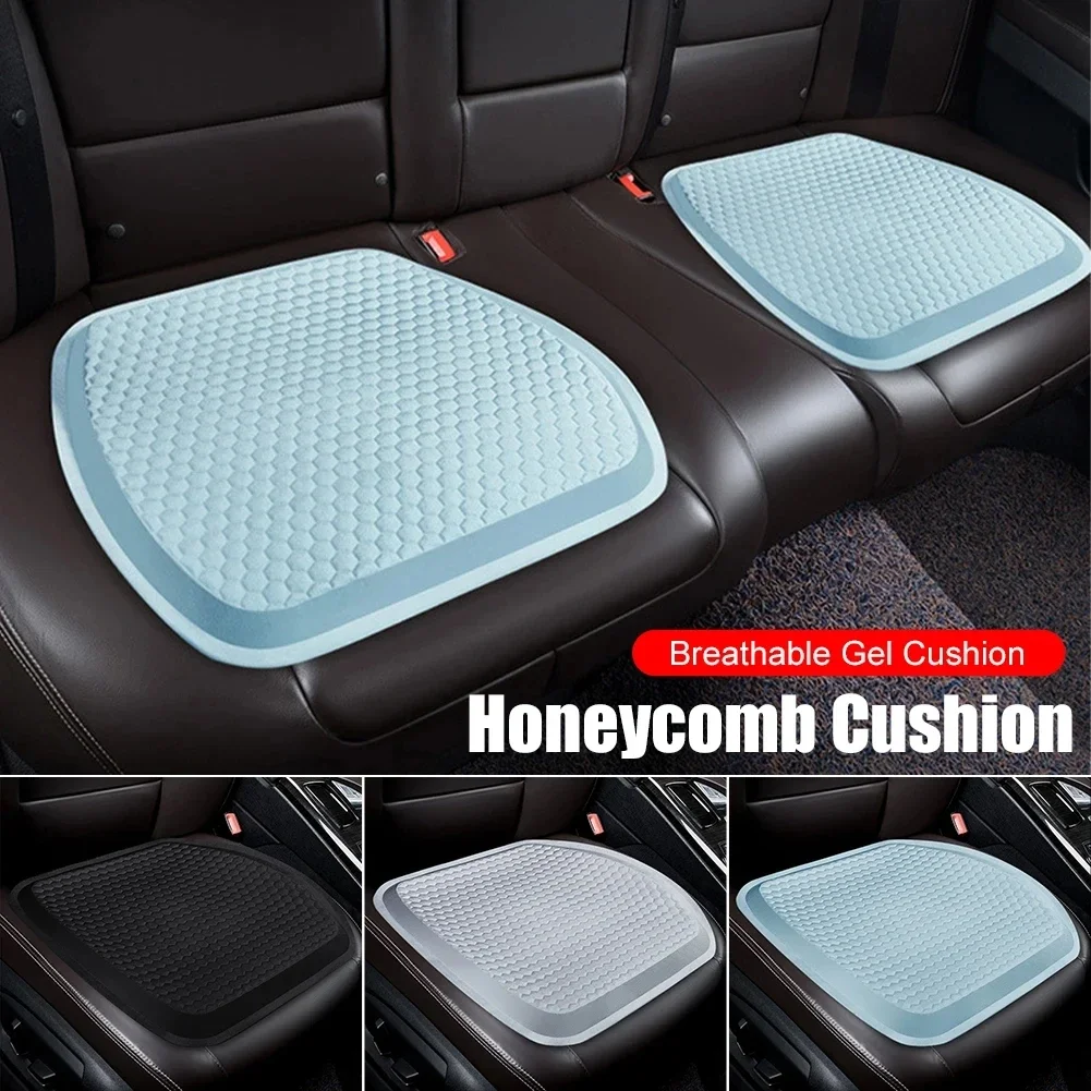1 Pcs Car Honeycomb Seat Cushion Multifunctional Gel Seat Cushion Breathable Cool Seat Cushion Four Seasons Universal Ice Pad