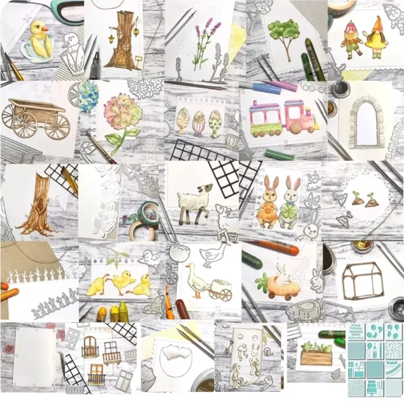 Cutting Dies for DIY Scrapbooking Crafts Stencils Maker Photo Album Template Handmade Decoration