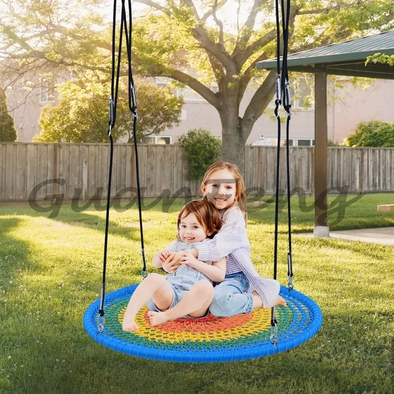 

Swing Large Playground Scenic Outdoor Disc Round Bird's Nest Courtyard