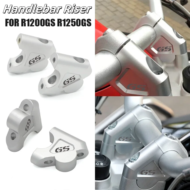 

Motorcycle 30mm Handlebar Risers CNC Aluminum Heightening Handle Bar Riser For BMW R1200GS LC Adventure ADV R1250GS 2014-2018